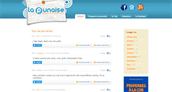 Desktop Screenshot of lapunaise.fr